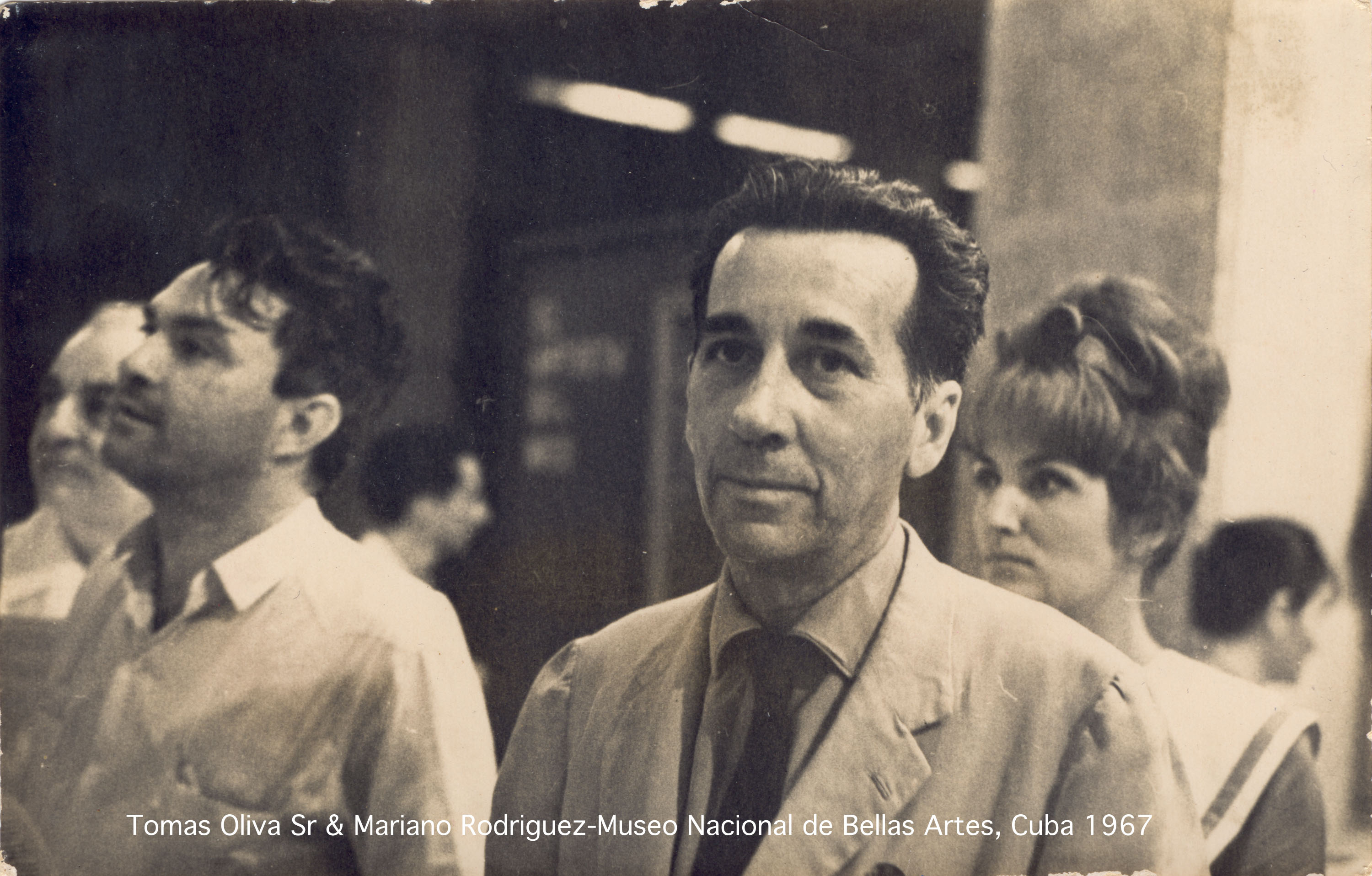 Tomás Oliva y Mariano Rodríguez en Bellas Artes